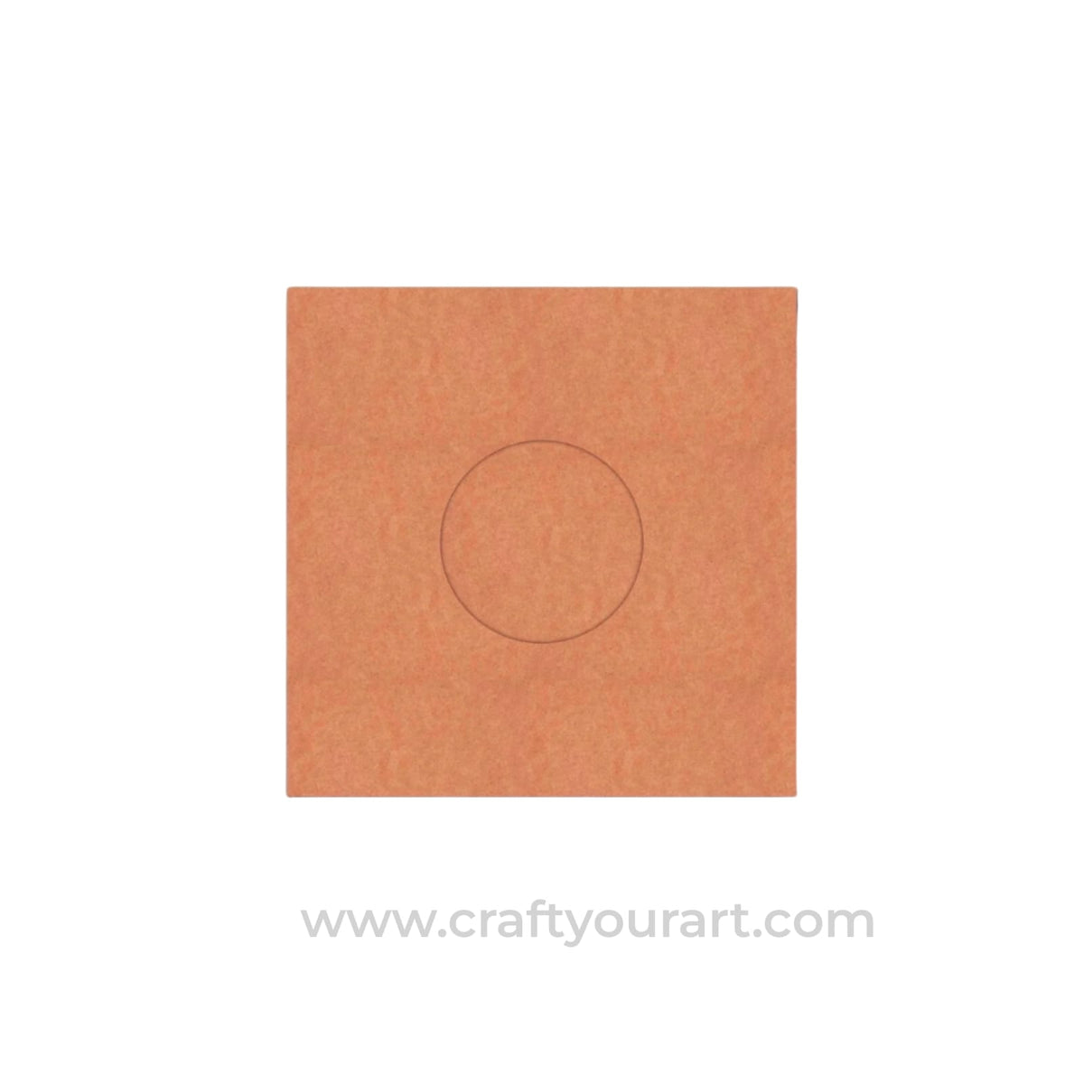 Square Diya Tealight Holder MDF Design 1