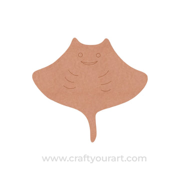 Stingray Fish Pre Marked MDF Design 1