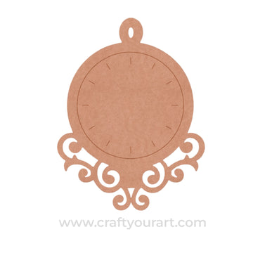 Street Clock Pre Marked MDF Design 2