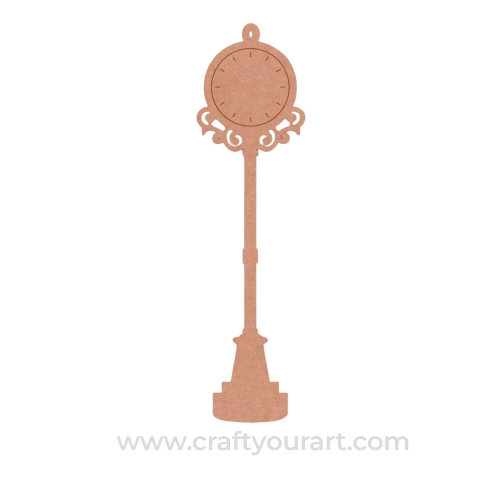 Street Clock Pre Marked MDF Design 3