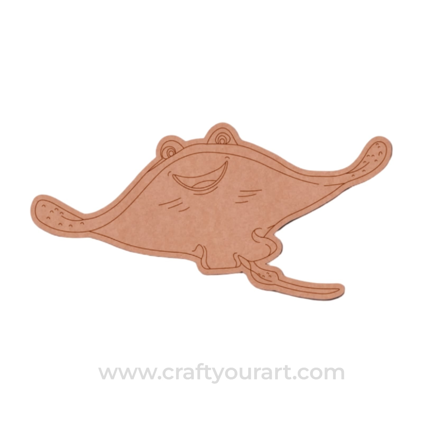 Stringray Finding Dory Cartoon Pre Marked MDF Design 1