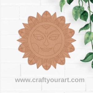 Suryadev Pre Marked Round MDF Design 2