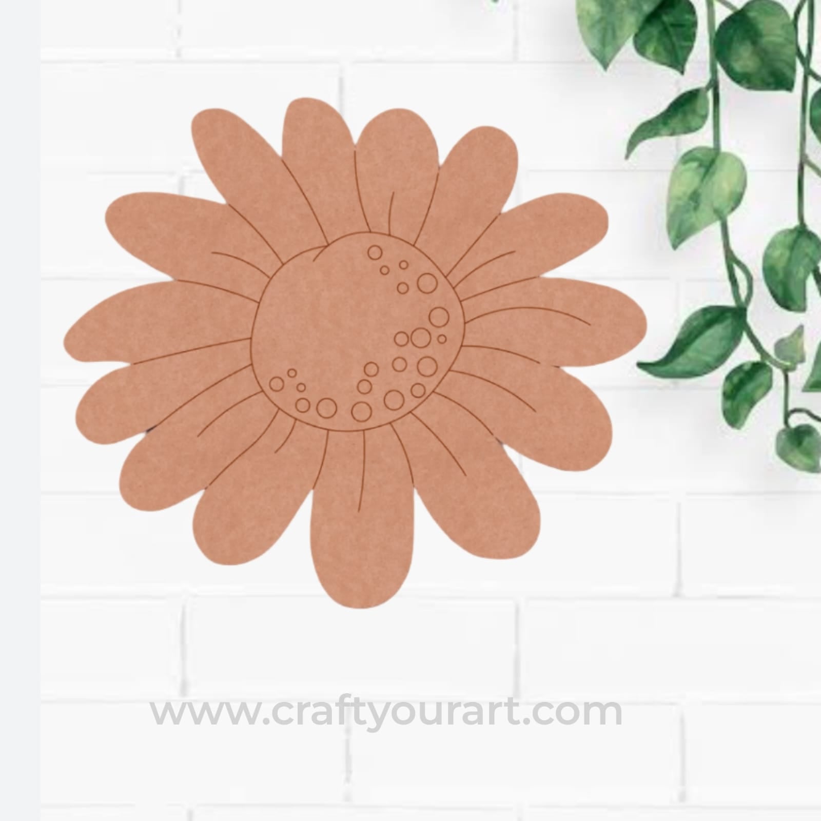 Sunflower Pre Marked MDF Design 2