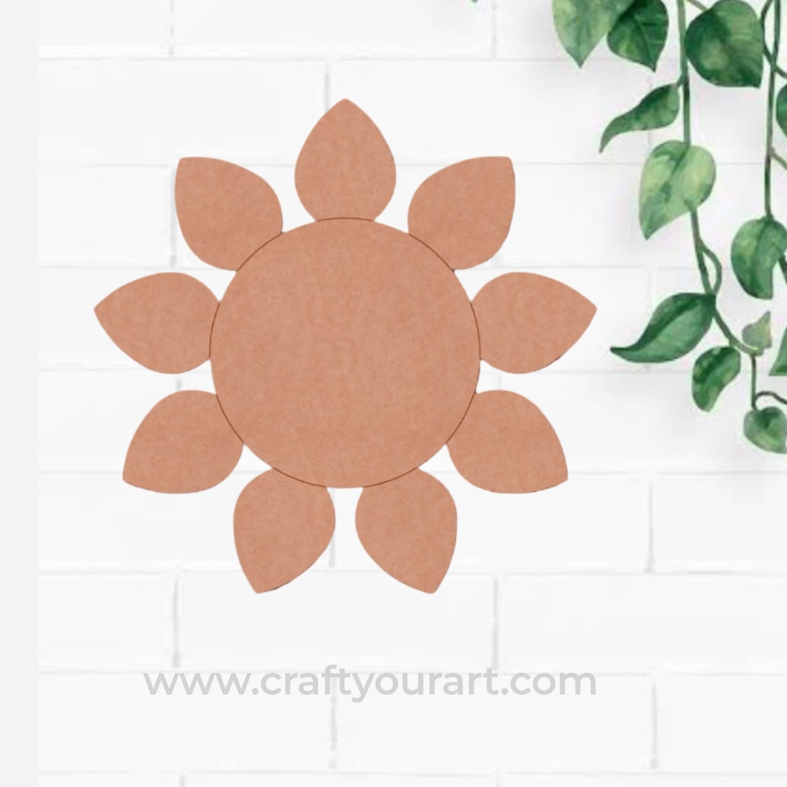 Sunflower Pre Marked MDF Design 4