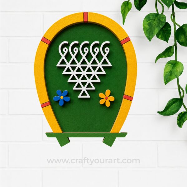 Supadi Saraswati Yantra Frame MDF Design 16