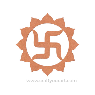Swastik Cutout MDF Design 2