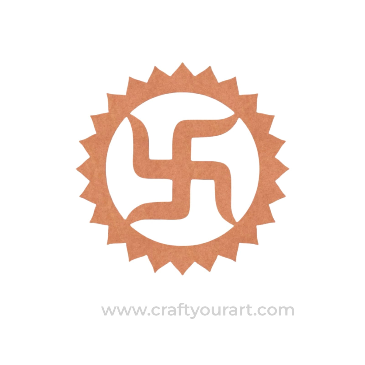 Swastik Cutout MDF Design 7