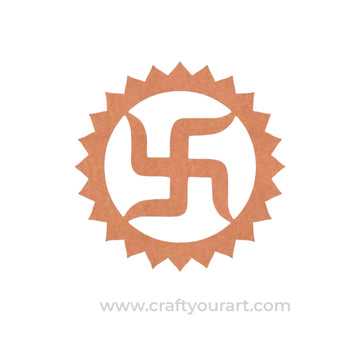 Swastik Cutout MDF Design 7
