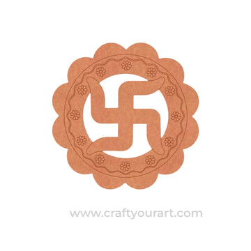 Swastik Pre Marked Base MDF Design 1