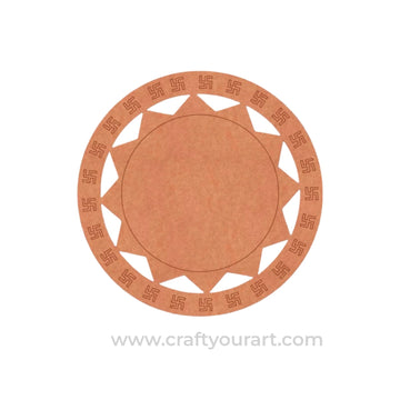 Swastik Pre Marked Base MDF Design 3