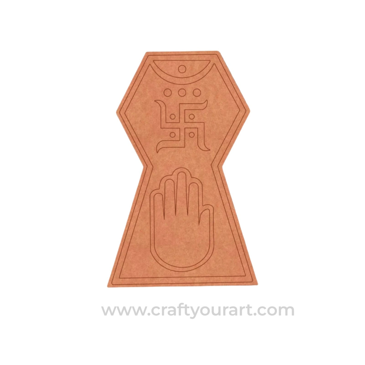 Swastik Pre Marked Base MDF Design 4