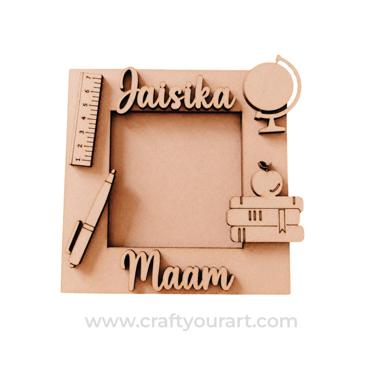 Teacher's Day Photo frame MDF Design 1