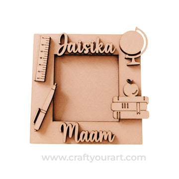 Teacher's Day Photo frame MDF Design 1