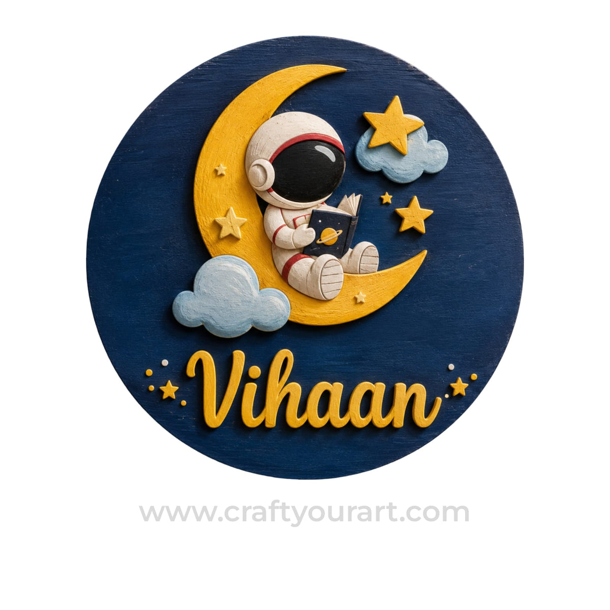 Theme kids Nameplate MDF Design 13