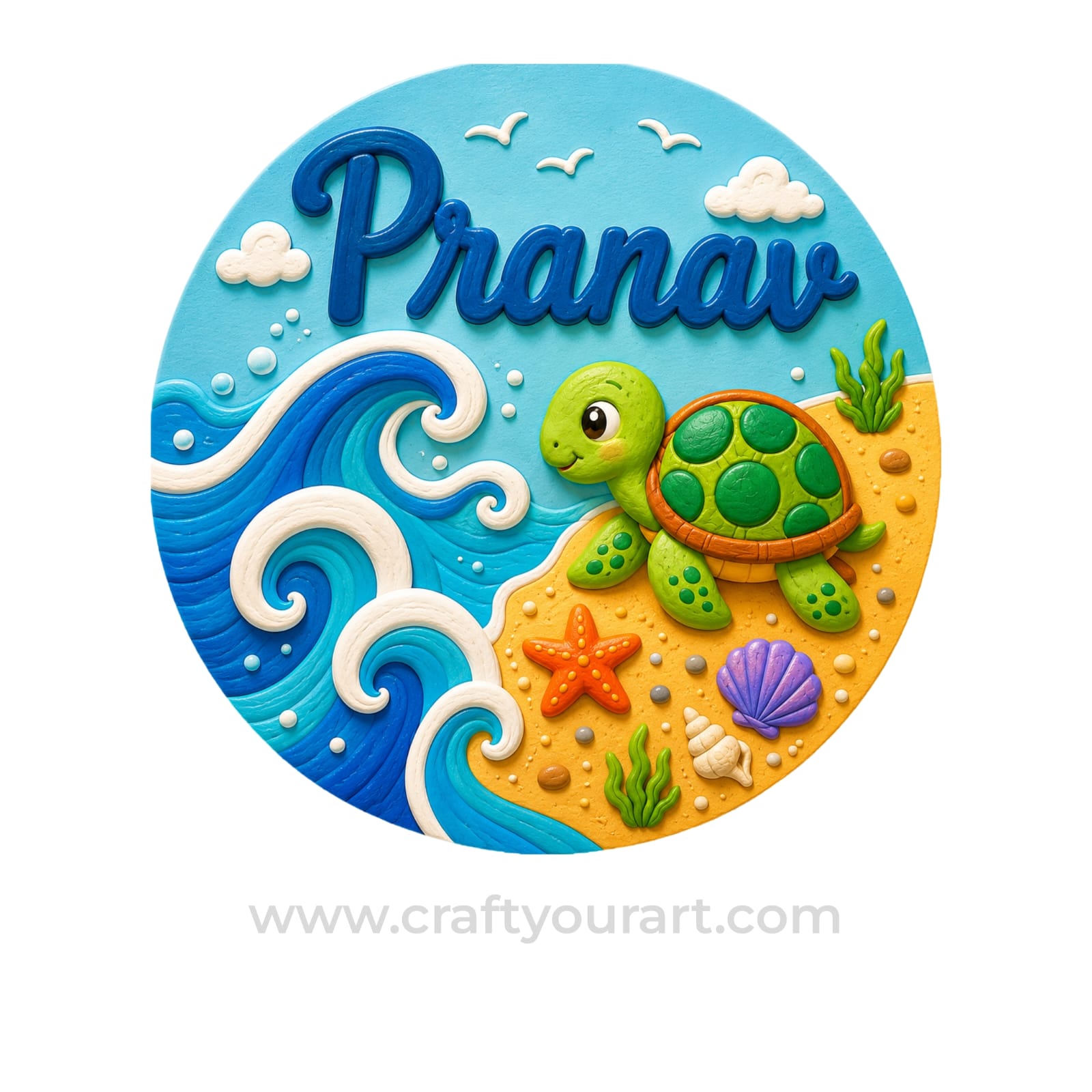 Theme kids Nameplate MDF Design 22