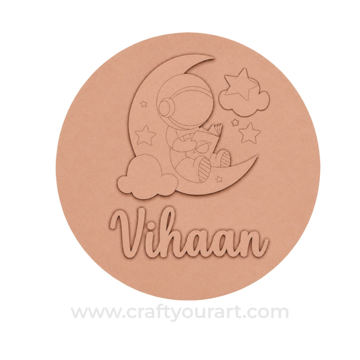 Theme kids Nameplate MDF Design 13