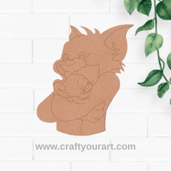 Tom And Jerry Pre Marked MDF Design 2