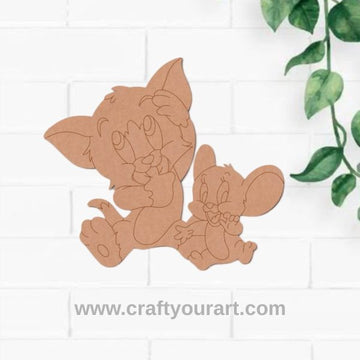 Tom And Jerry Pre Marked MDF Design 4