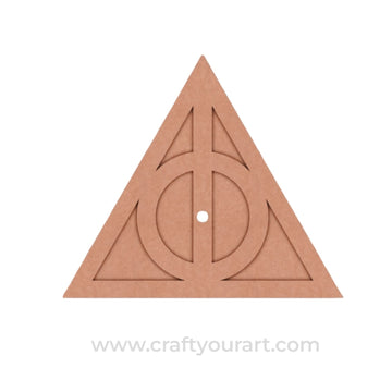 Triangle Clock MDF Design 1