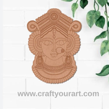 Trinayani Durga Maa Pre Marked MDF Design 22