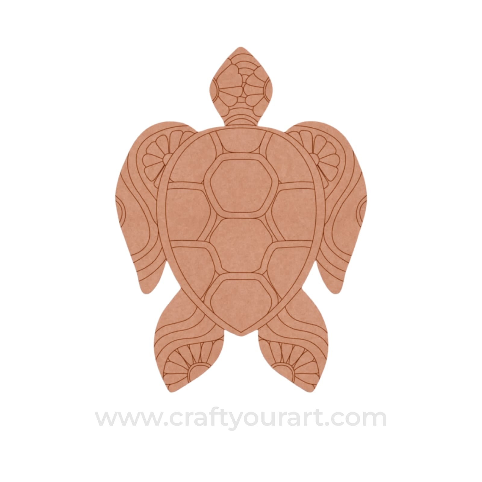 Turtle Pre Marked MDF Design 2