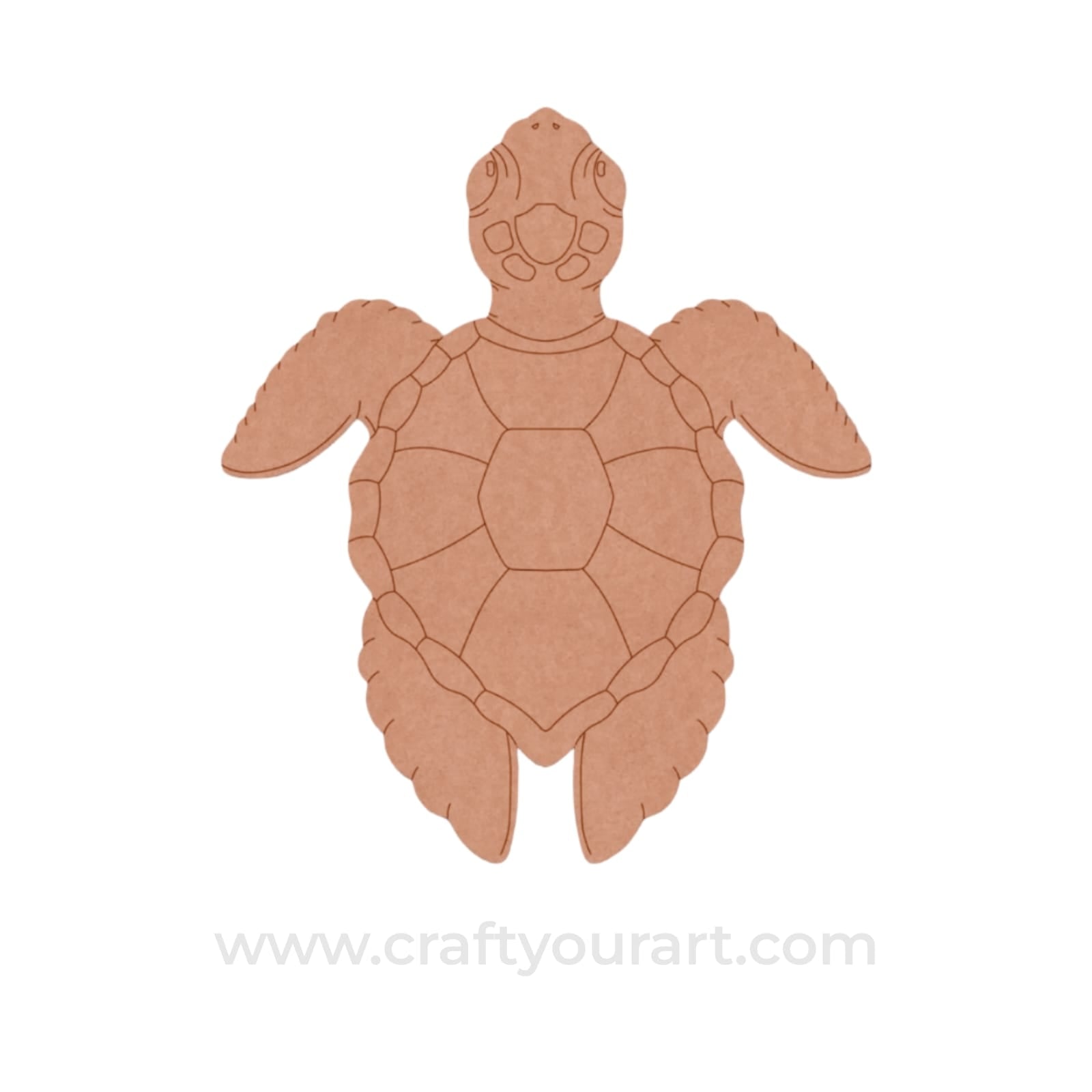 Turtle Pre Marked MDF Design 4