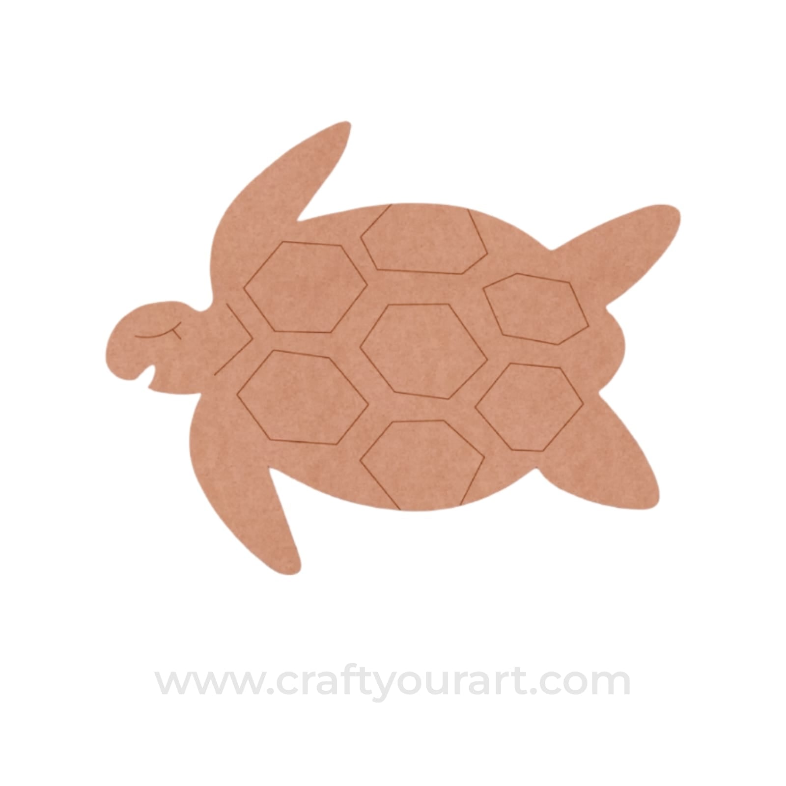 Turtle Pre Marked MDF Design 7