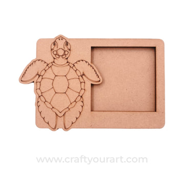 Turtle Three Layered Photo Frame MDF Design 1
