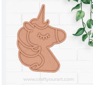 Unicorn Mosaic Art MDF Design 2