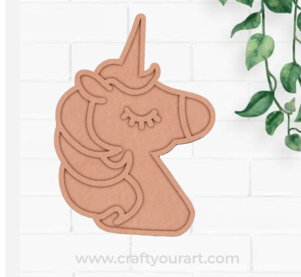Unicorn Mosaic Art MDF Design 2