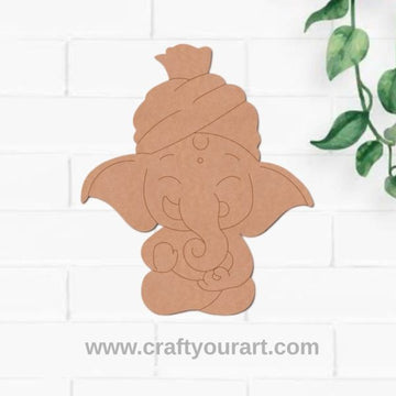 Ganesha Pre Marked MDF Design 1