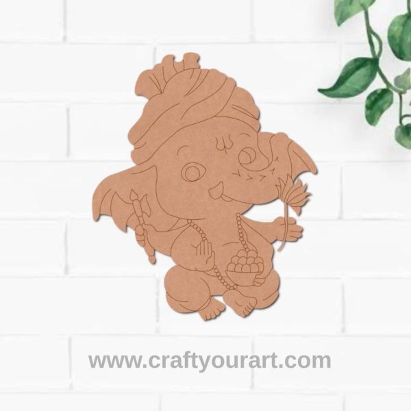 Ganesha Pre Marked MDF Design 10