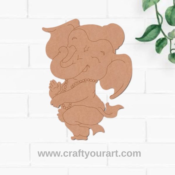 Ganesha Pre Marked MDF Design 5