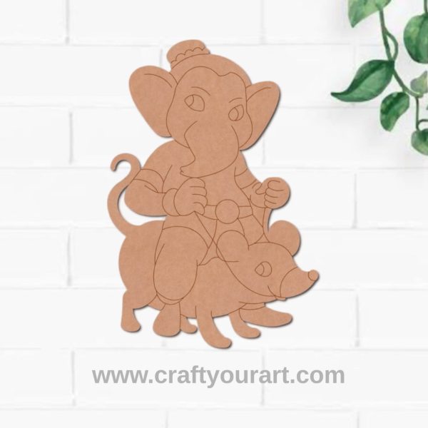 Ganesha Pre Marked MDF Design 12