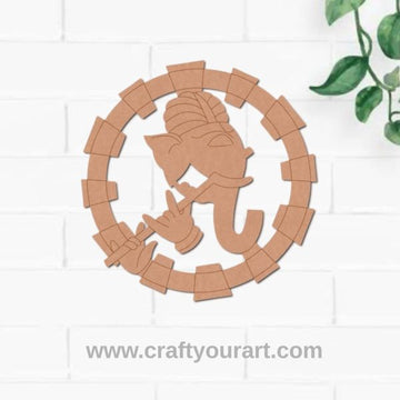 Ganesha Pre Marked MDF Design 41