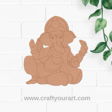 Ganesha Pre Marked MDF Design 7