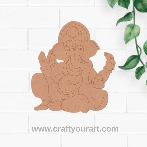 Ganesha Pre Marked MDF Design 7