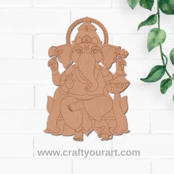 Ganesha Pre Marked MDF Design 57