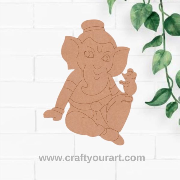 Ganesha Pre Marked MDF Design 38