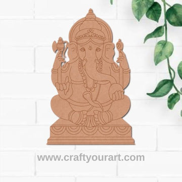 Ganesha Pre Marked MDF Design 55