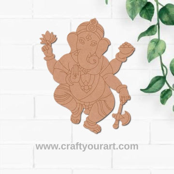 Ganesha Pre Marked MDF Design 15