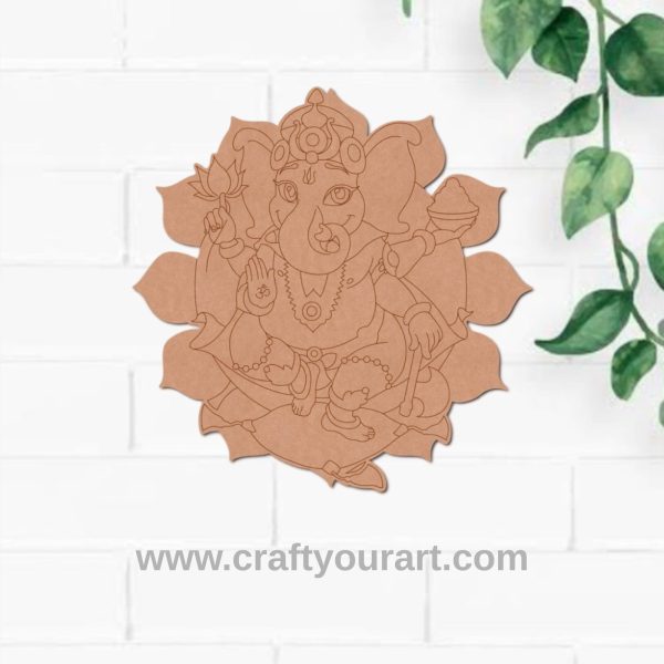 Ganesha Pre Marked MDF Design 30