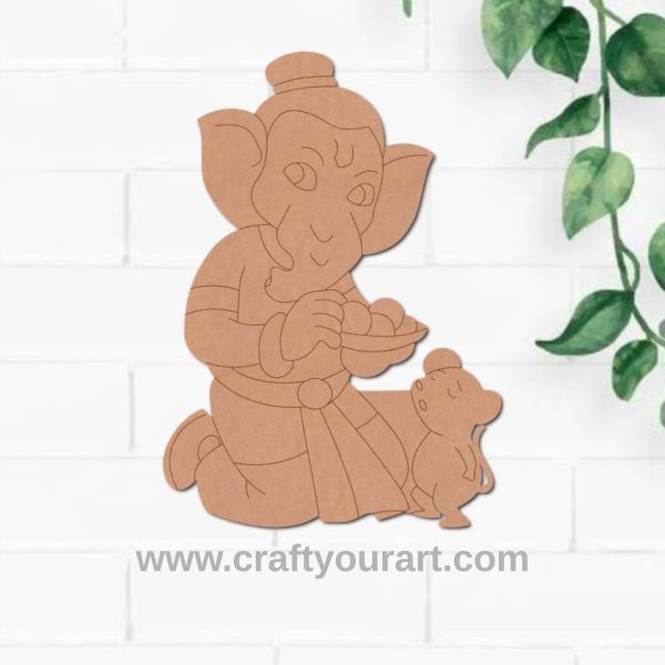 Ganesha Pre Marked MDF Design 36