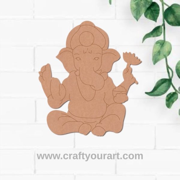 Ganesha Pre Marked MDF Design 53