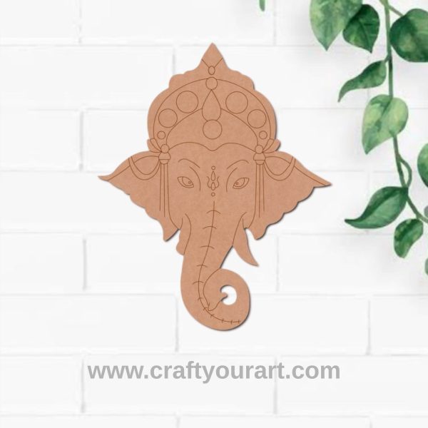 Ganesha Pre Marked MDF Design 14