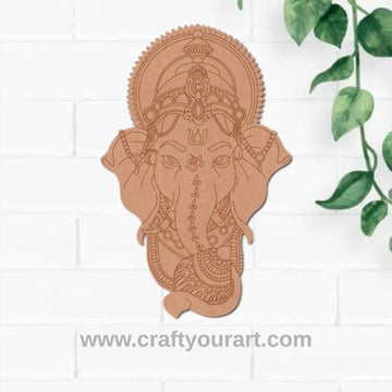 Ganesha Pre Marked MDF Design 13