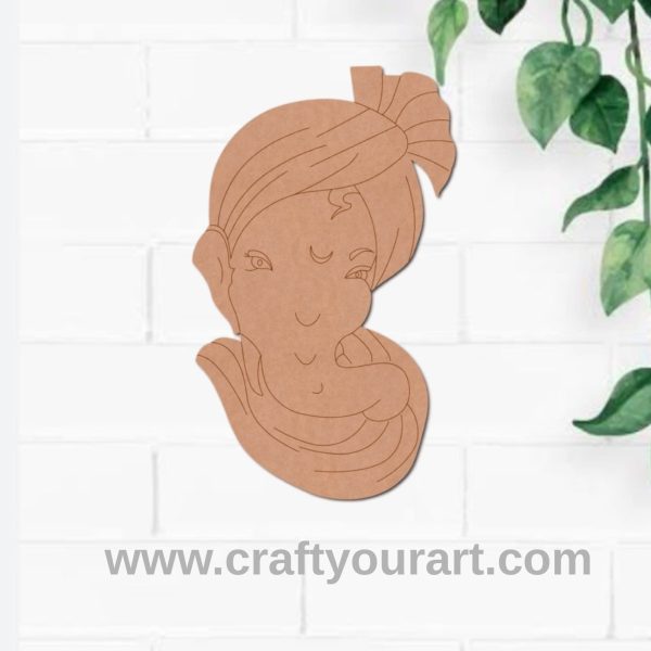 Ganesha Pre Marked MDF Design 25
