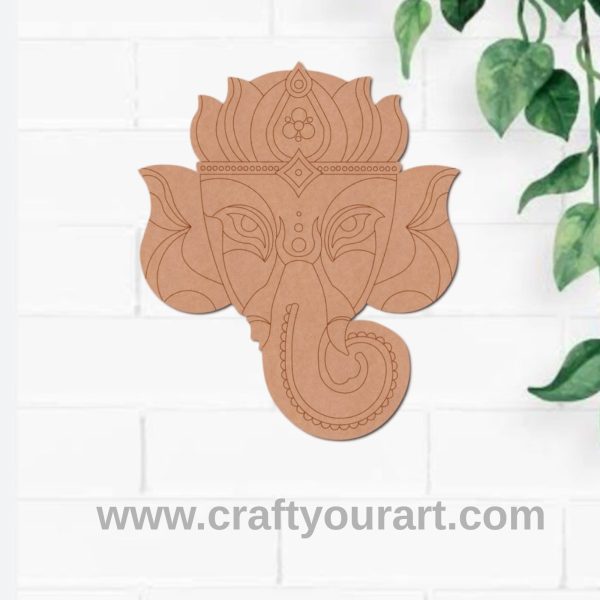 Ganesha Pre Marked MDF Design 6