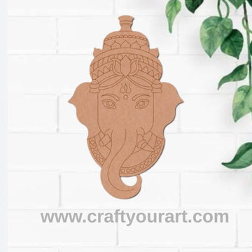 Ganesha Pre Marked MDF Design 4