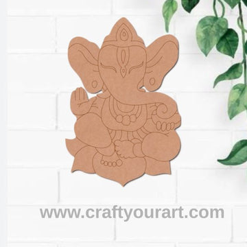 Ganesha Pre Marked MDF Design 21